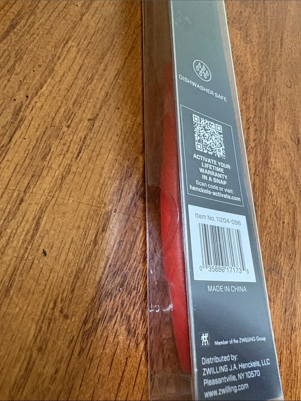 NWOT Henckels 3.5” Paring Knife with Red Handle